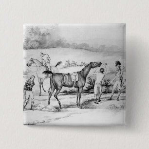 Badge Carré 5 Cm Préparation à une course