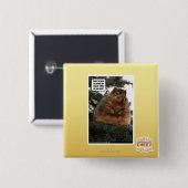 Badge Carré 5 Cm Préparez pour l'hiver (Devant & derrière)