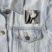 Badge Carré 5 Cm <Preparing> par Kim Koza (En situation)