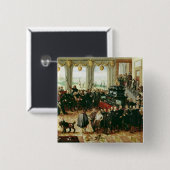 Badge Carré 5 Cm Présentation à duc Phillip II (Devant & derrière)