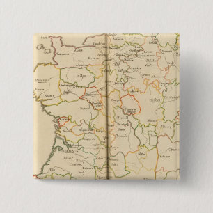 Badge Carré 5 Cm Président de la France