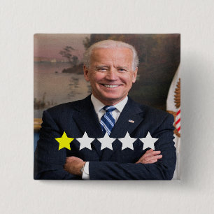 Badge Carré 5 Cm Président Joe Biden Approbation
