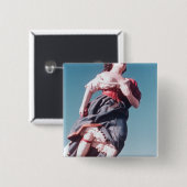 Badge Carré 5 Cm Prête-nom de bateau de navigation inconnu (Devant & derrière)