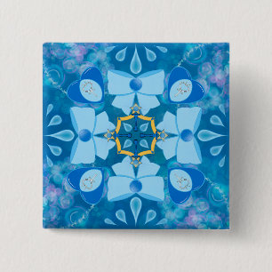 Badge Carré 5 Cm Princesse de Mercure