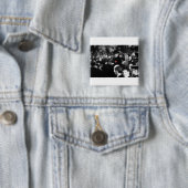 Badge Carré 5 Cm Princesse Diana - Poppy (En situation)