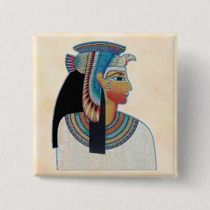 Badge Carré 5 Cm Princesse égyptienne