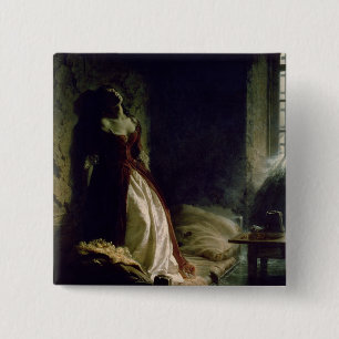 Badge Carré 5 Cm Princesse Tarakanova, 1864