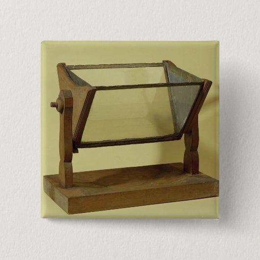 Badge Carré 5 Cm Prisme de l'eau de Goethe (Devant)