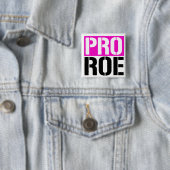 BADGE CARRÉ 5 CM PRO ROE (En situation)
