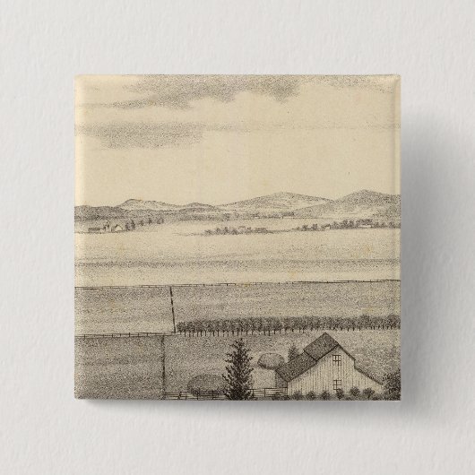 Badge Carré 5 Cm Processeur res, ferme (Devant)