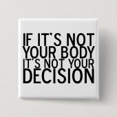 Badge Carré 5 Cm ProChoice (Devant)