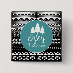 Badge Carré 5 Cm Profitez Du Boho Adventure