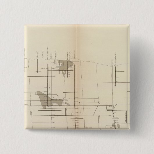 Badge Carré 5 Cm Projection verticale longitudinale I Lode Comstock (Devant)