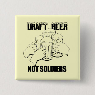 BADGE CARRÉ 5 CM PROJET BIÈRE PAS SOLDATS