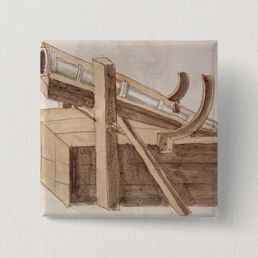 Badge Carré 5 Cm Projet pour un canon (Devant)