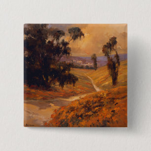 Badge Carré 5 Cm Promenade II d'après-midi