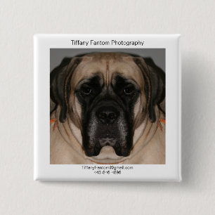 Badge Carré 5 Cm Promo de marguerite