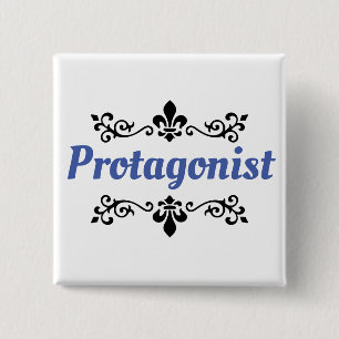 Badge Carré 5 Cm Protagoniste