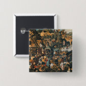 Badge Carré 5 Cm Proverbes flamands (Devant & derrière)