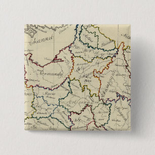 Badge Carré 5 Cm Province de France