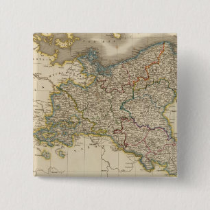 Badge Carré 5 Cm Prusse