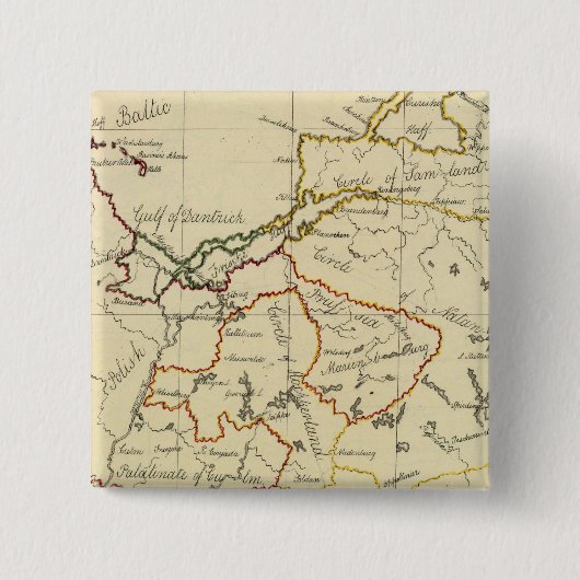 Badge Carré 5 Cm Prusse 3 (Devant)