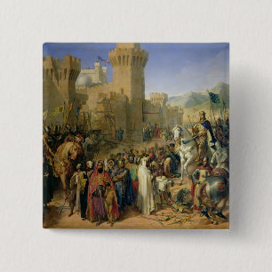 Badge Carré 5 Cm Ptolemais donné à Philip Augustus