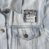 Badge Carré 5 Cm Publicité pour 'la Virginie douce Knightly (En situation)