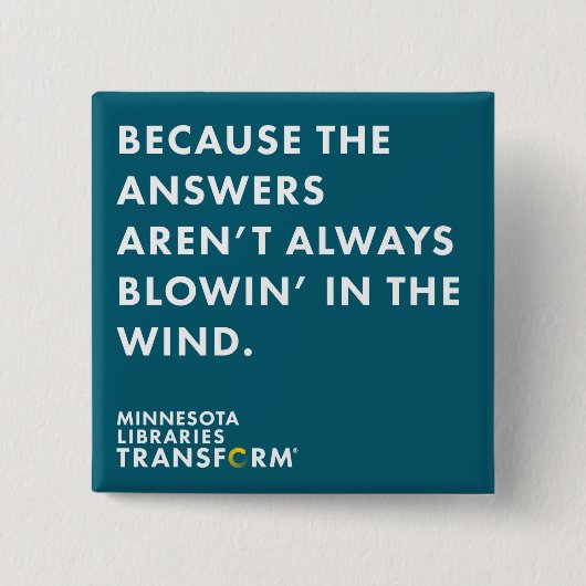 Badge Carré 5 Cm Puisque bouton de Teal de vent (Devant)