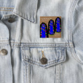 Badge Carré 5 Cm Puissance de Guadalupe (En situation)