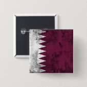 Badge Carré 5 Cm Qatar (Devant & derrière)