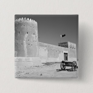 Badge Carré 5 Cm Qatar, Al Zubarah. Fort d'Al-Zubarah (b.1938) main
