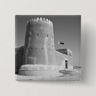 Badge Carré 5 Cm Qatar, Al Zubarah. Fort d'Al-Zubarah (b.1938) main