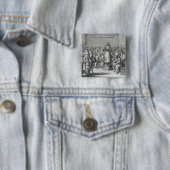 Badge Carré 5 Cm Quakers masculins et féminins à leur Assemblée (En situation)