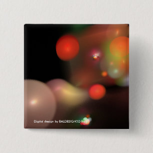 BADGE CARRÉ 5 CM QUANTUM BUBBLES