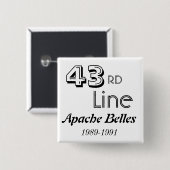 Badge Carré 5 Cm quarante-troisième Ligne (Devant & derrière)