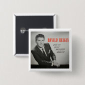 Badge Carré 5 Cm Que Reagan ferait-il ? (Devant & derrière)