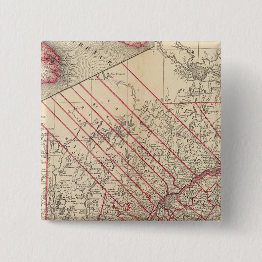 Badge Carré 5 Cm Québec 3 (Devant)