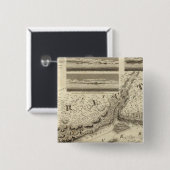 Badge Carré 5 Cm Québec, Canada 2 (Devant & derrière)