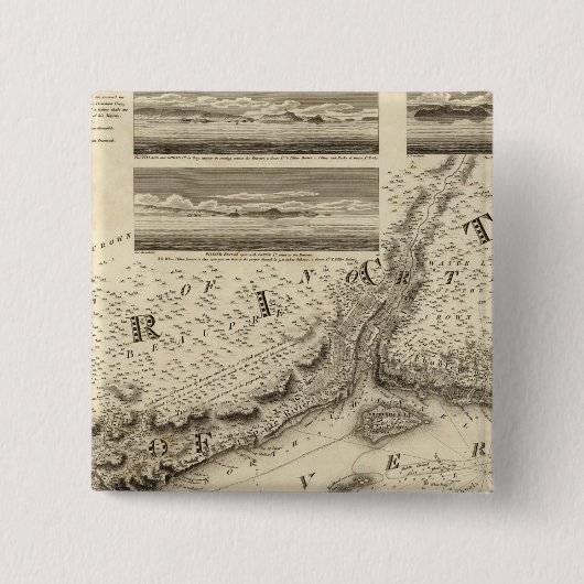 Badge Carré 5 Cm Québec, Canada 2 (Devant)