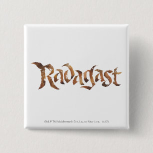 Badge Carré 5 Cm RADAGAST™ Nom Texté