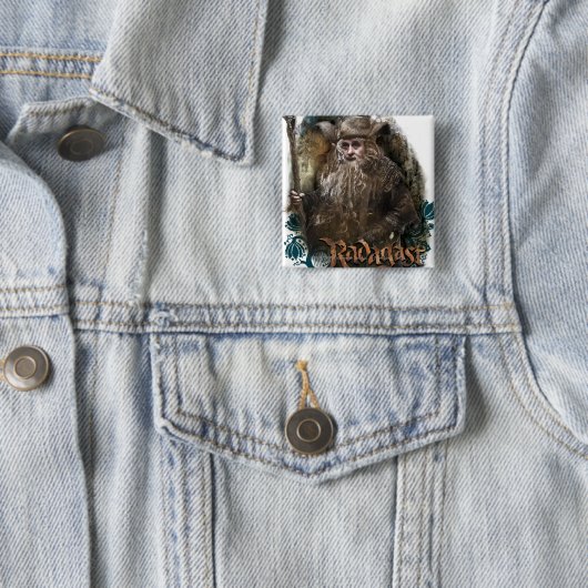 Badge Carré 5 Cm RADAGAST™ With Name (En situation)