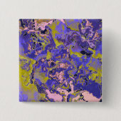 Badge Carré 5 Cm Radioactive Marble (Devant)