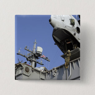 Badge Carré 5 Cm Rapide-cordes d'un soldat