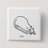 Badge Carré 5 Cm rat (Devant)