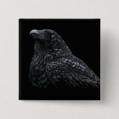 Badge Carré 5 Cm Raven (Devant)