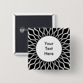 Badge Carré 5 Cm Rayon de soleil 07 (Devant & derrière)