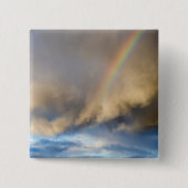 Badge Carré 5 Cm rébellion arc-en-ciel (Devant)