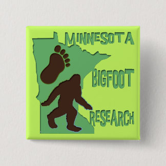 Badge Carré 5 Cm Recherche du Minnesota Bigfoot