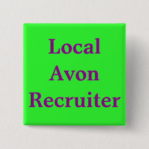 Badge Carré 5 Cm Recruteur local d'Avon